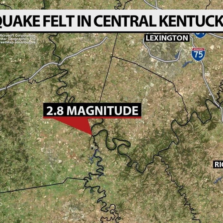 Earthquake felt in central Kentucky